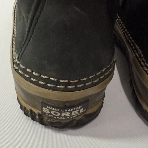 Sorel Out N About Waterproof Leather and Rubber Ankle Boots Sz 6 - Picture 10 of 14
